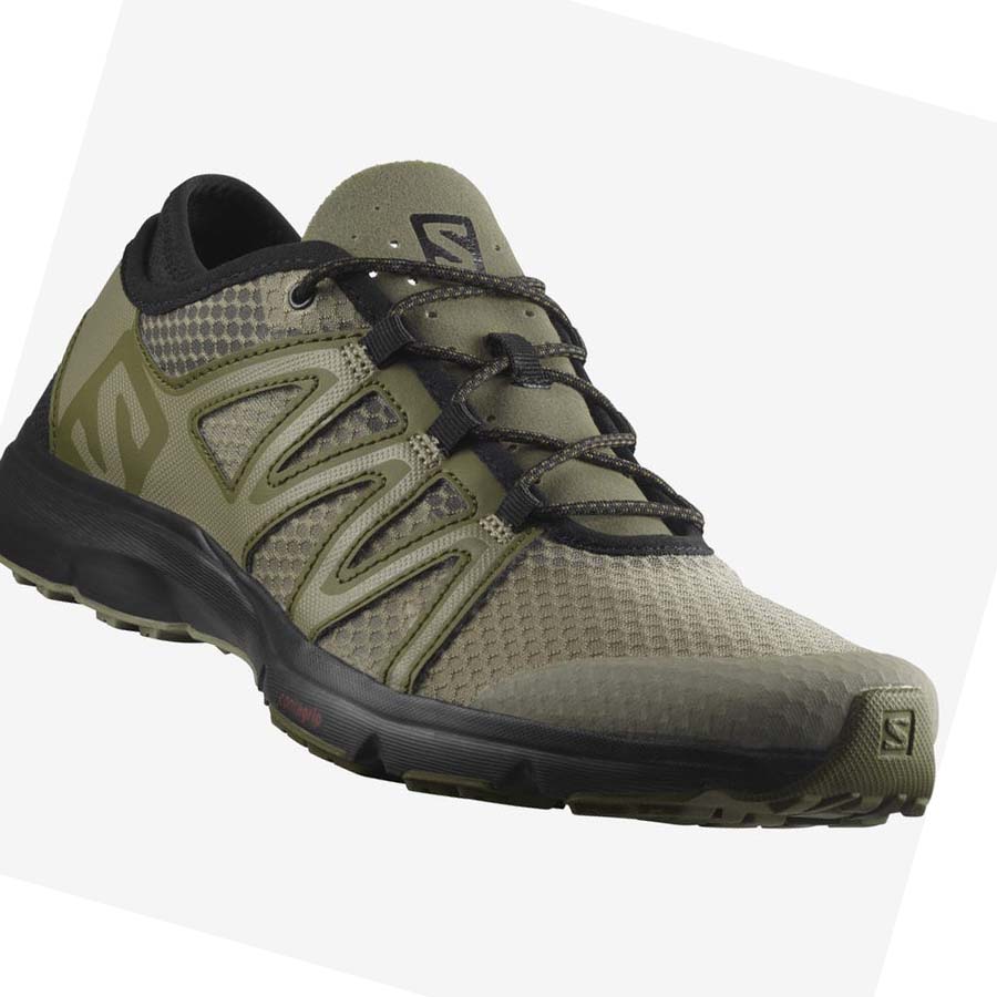 Salomon CROSSAMPHIBIAN SWIFT 2 Vizicipő Férfi Olivazöld | HU 2236AHK